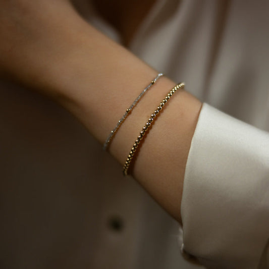 Gold Bead Bracelet