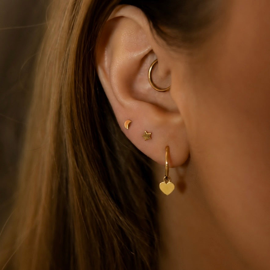 Moon Gold Stud