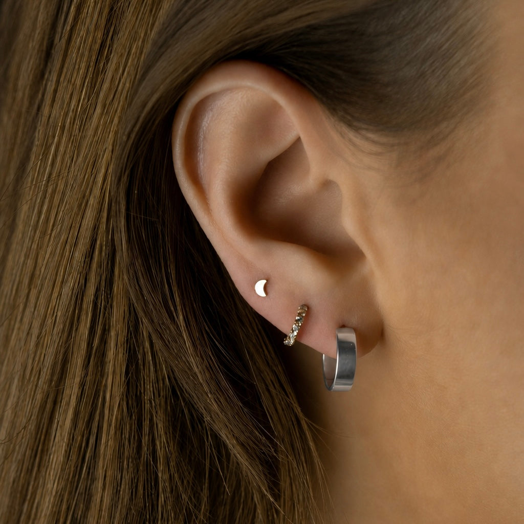Sterling Silver Hoops