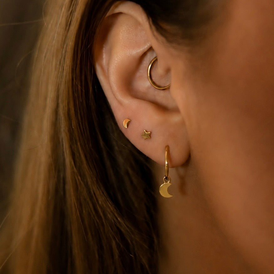 Moon Gold Charm