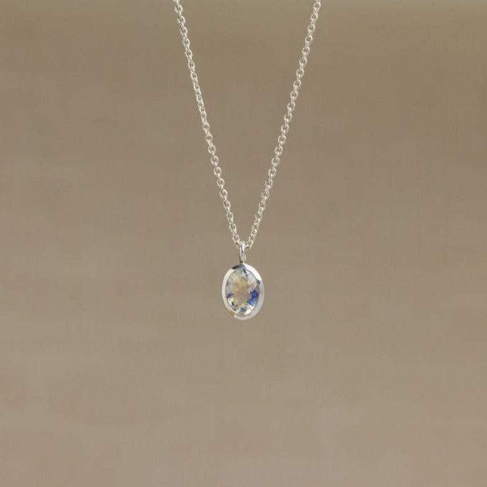 Moonstone & Sterling Silver Necklace