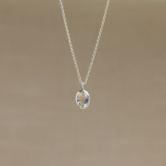 Moonstone & Sterling Silver Necklace