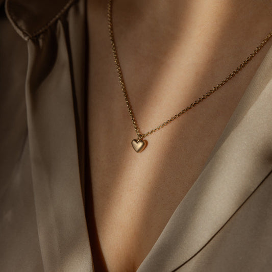 Sweetheart Gold Necklace