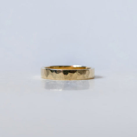 Hammered Gold Ring
