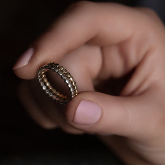 Pebble Gold Ring