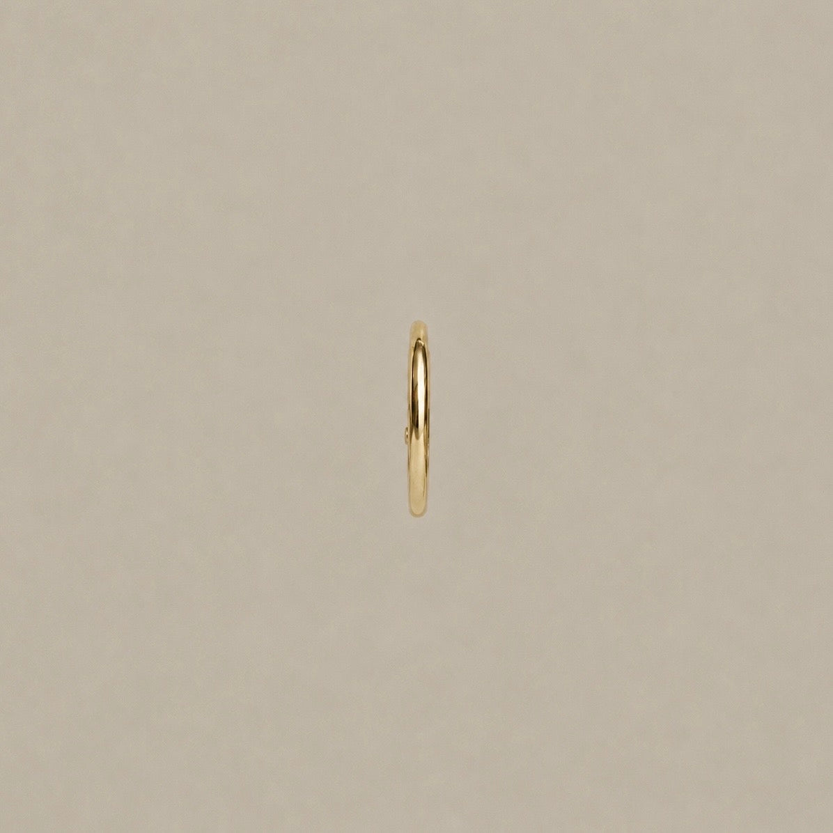 Plain Gold Hoop