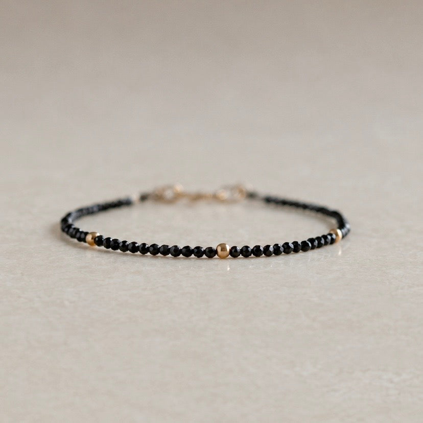 Tourmaline & Bead Bracelet
