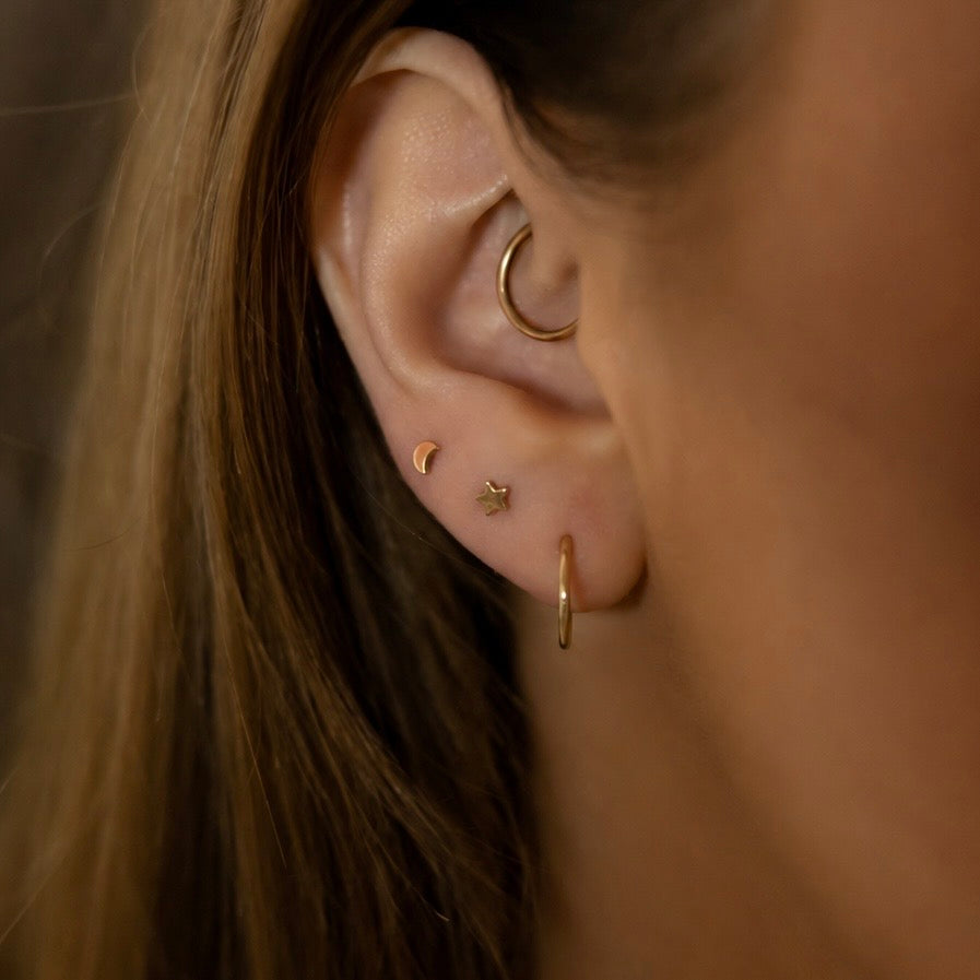 Plain Gold Hoop