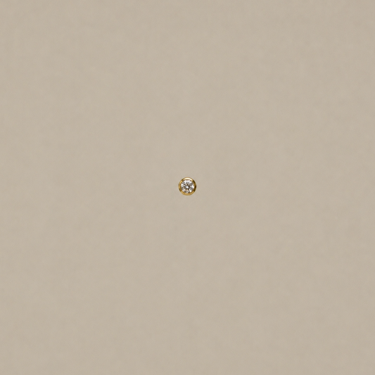 Mini Diamond Gold Stud