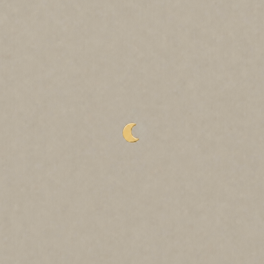 Moon Gold Stud
