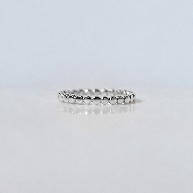 Pebble Sterling Silver Ring