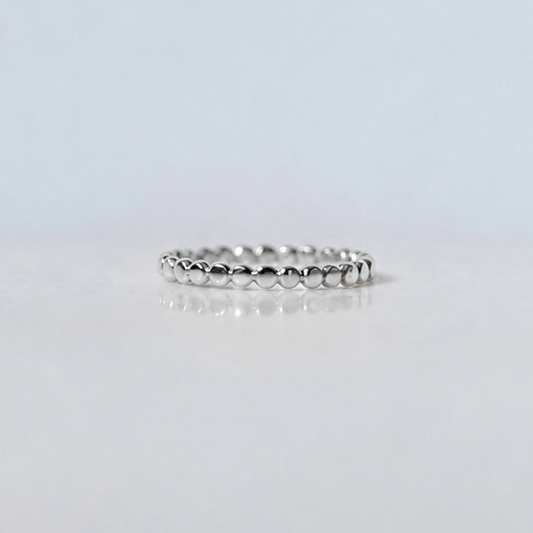 Pebble Sterling Silver Ring