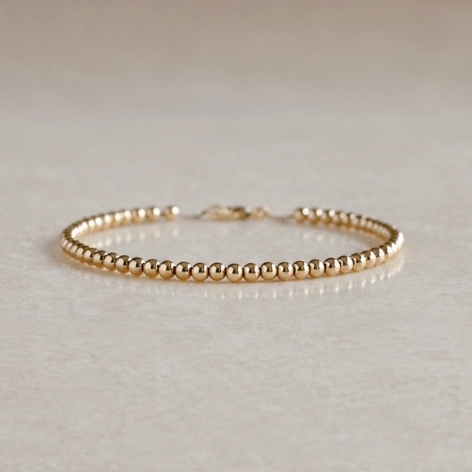 Gold Bead Bracelet